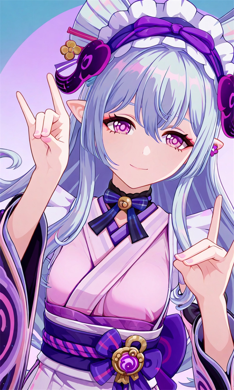 原神角色梦见月瑞希PNG立绘高清手机电脑壁纸原画p站插画图片素材